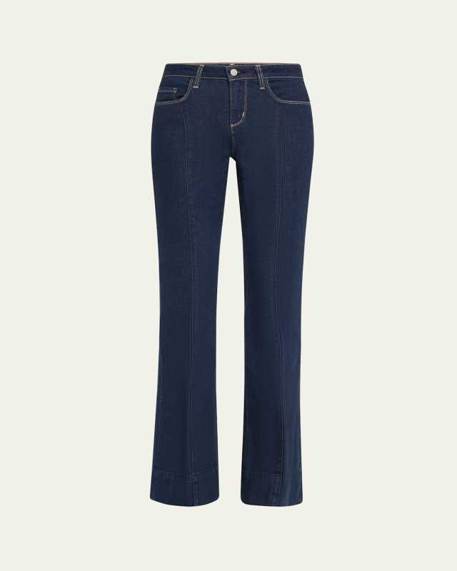 Lenora Seamed Flare Jeans